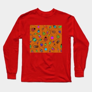 Funky Doodle Bugs Long Sleeve T-Shirt